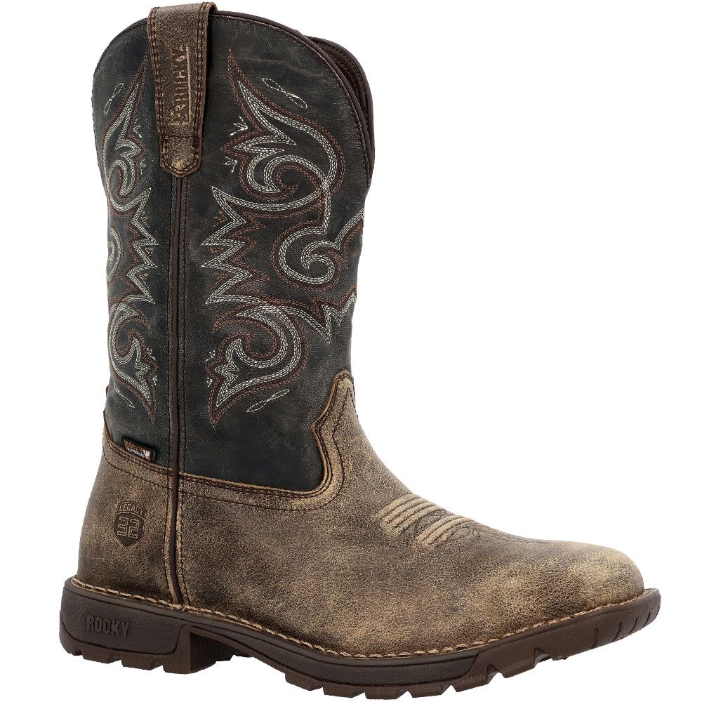 Rocky Legacy 32 RKW0389 Mens Western Boots Brown