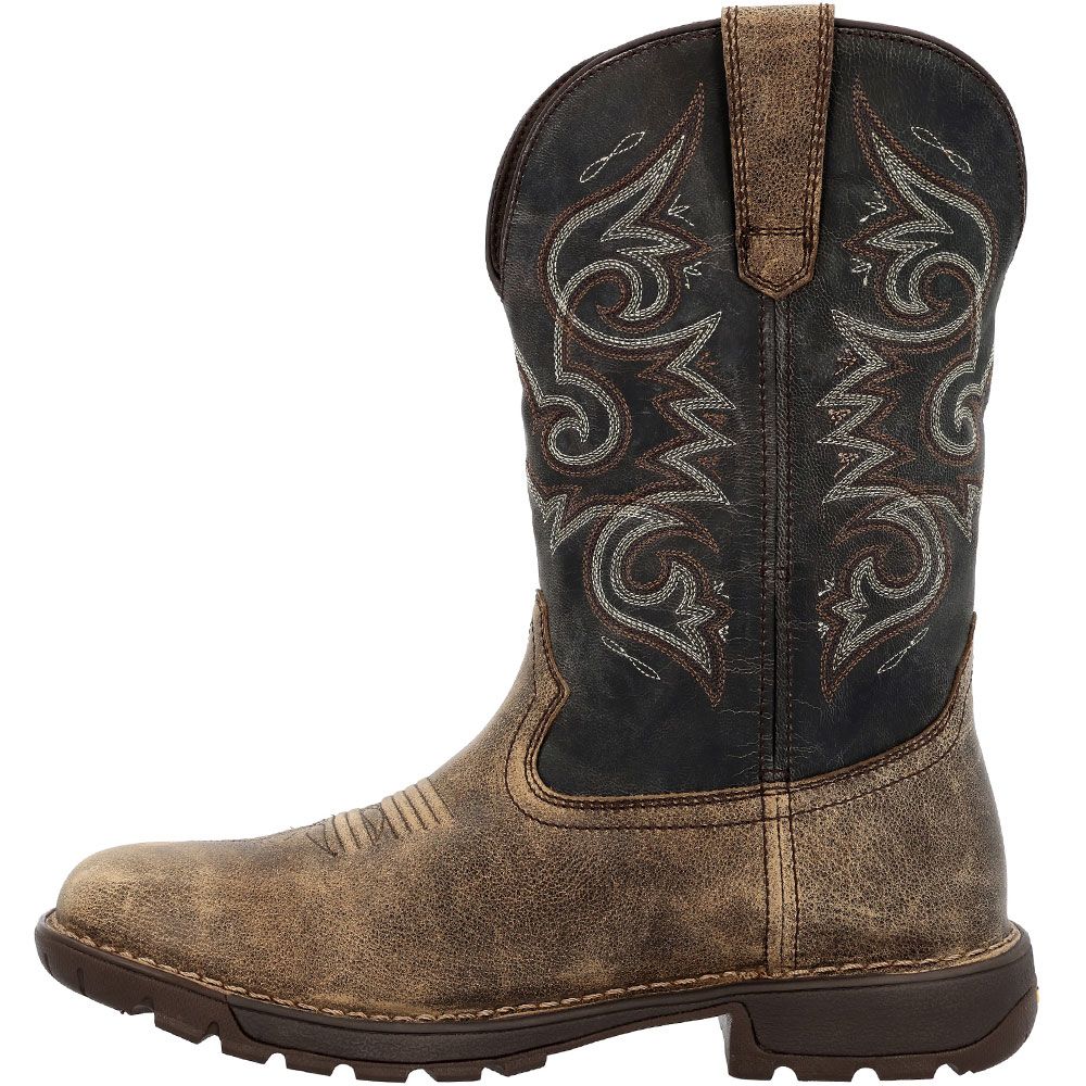 Rocky Legacy 32 RKW0389 Mens Western Boots Brown Back View