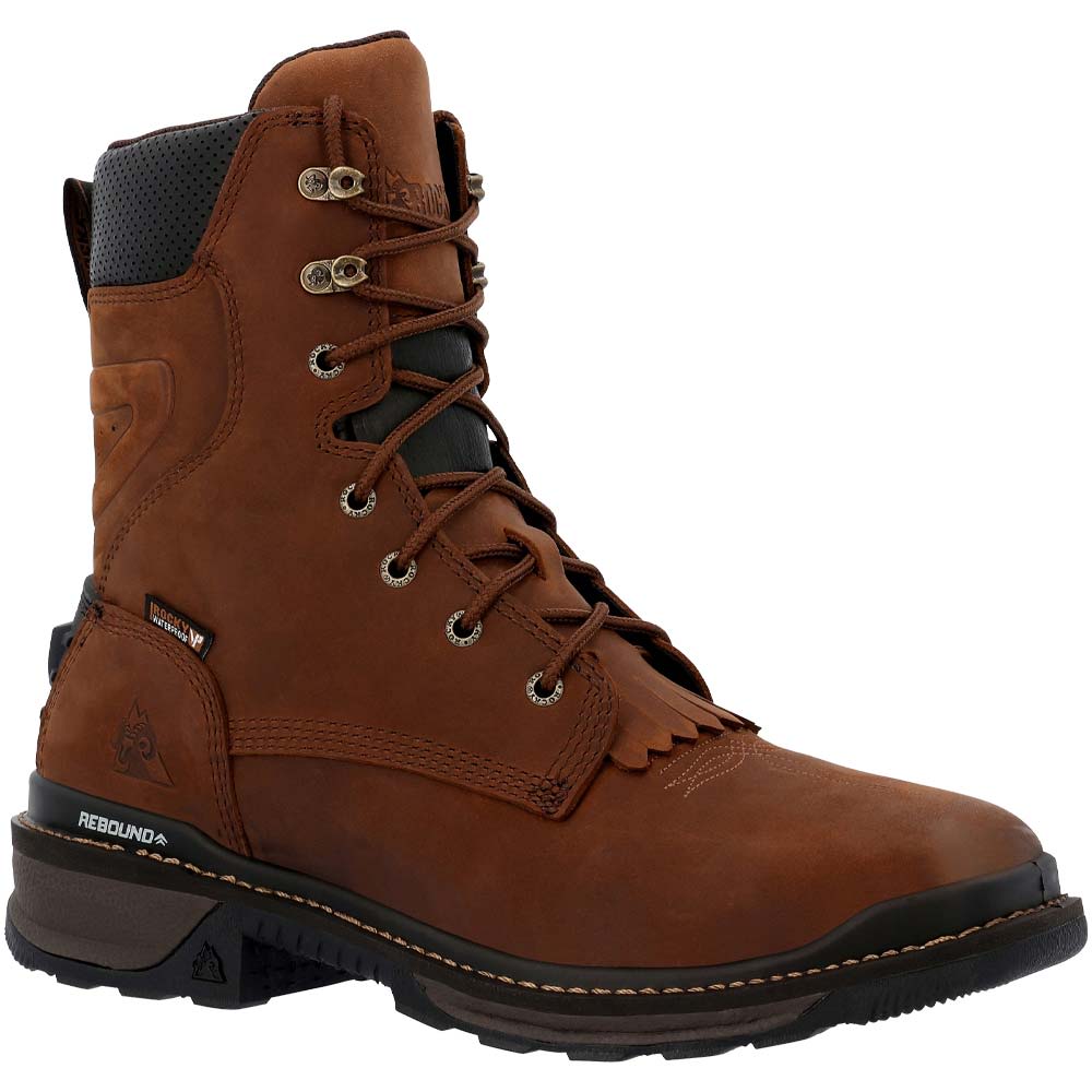 Rocky Rams Horn RKW0407 Western Composite Toe Work Boots - Mens Brown