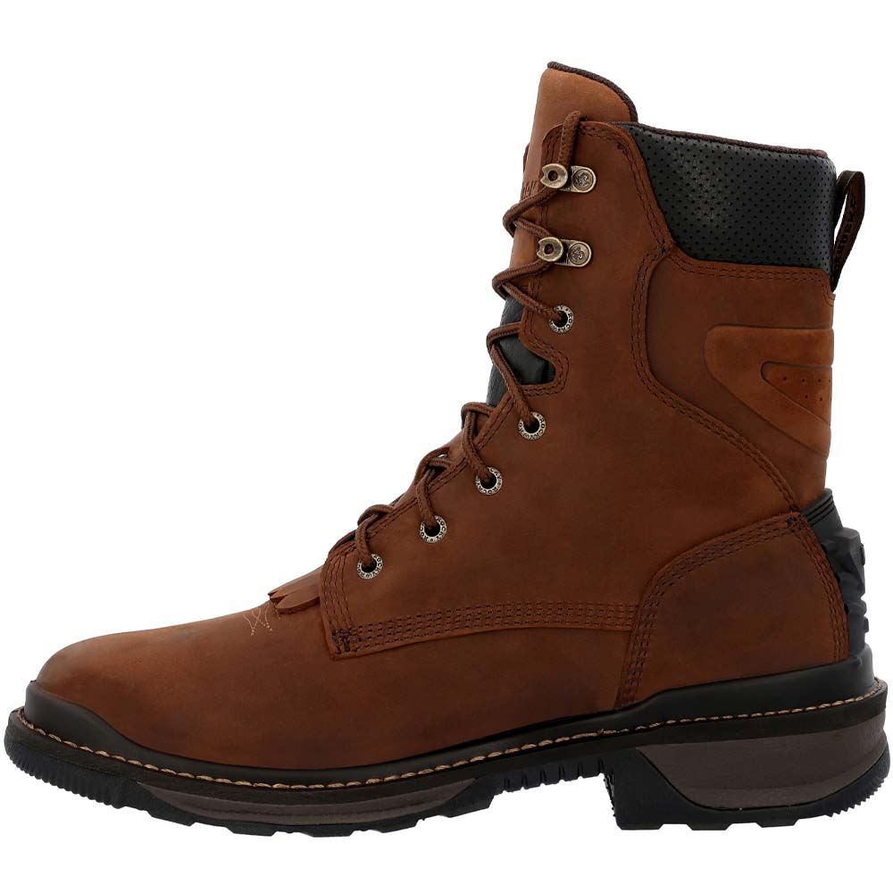 Rocky Rams Horn RKW0407 Western Composite Toe Work Boots - Mens Brown Back View