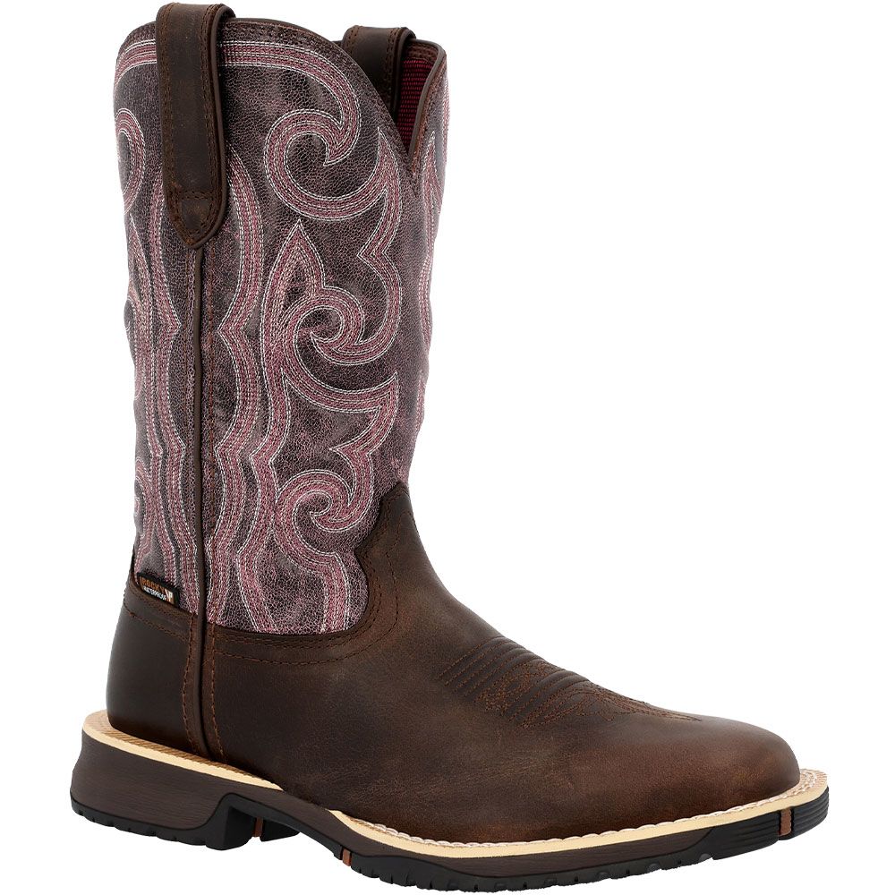 Rocky RKW0422 Rosemary Western Boots - Womens Dark Brown