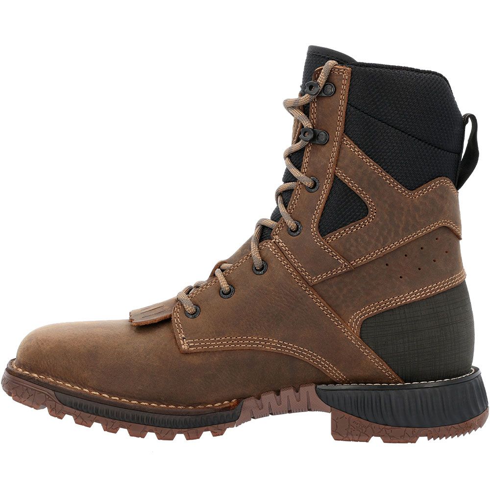 Rocky RKW0427 HiWire 8" Composite Toe Work Boots - Mens Dark Earth Back View