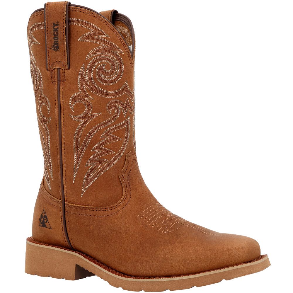 Rocky Monocrepe RKW0433 12" Western Boots - Mens Brown