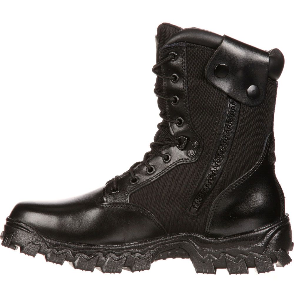Rocky Rkyd011 Non-Safety Toe Work Boots - Mens Black Back View