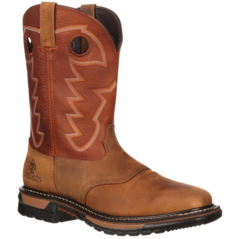 Rocky Rkyw039 Western Boots Shoes - Mens Brown