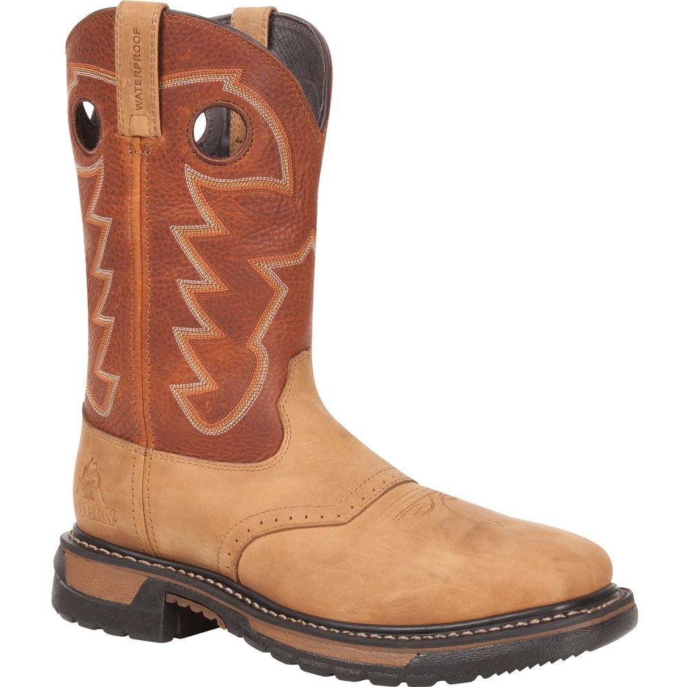 Rocky Rkyw041 Safety Toe Work Boots - Mens Brown
