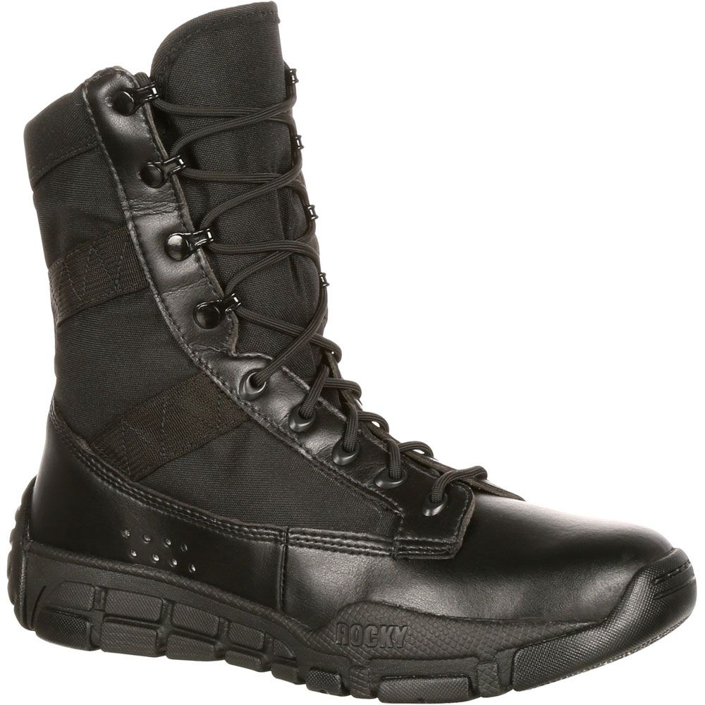 Rocky Ry008 Non-Safety Toe Work Boots - Mens Black