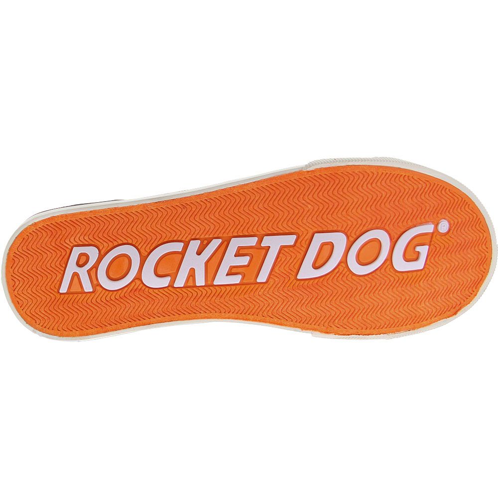 Rocket Dog Jazzin Lifestyle Shoes - Womens Black Canvas Sole View