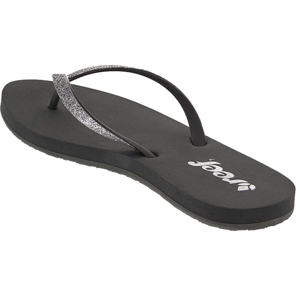 Reef Stargazer Flip Flop Sandals - Womens Dark Grey Back View