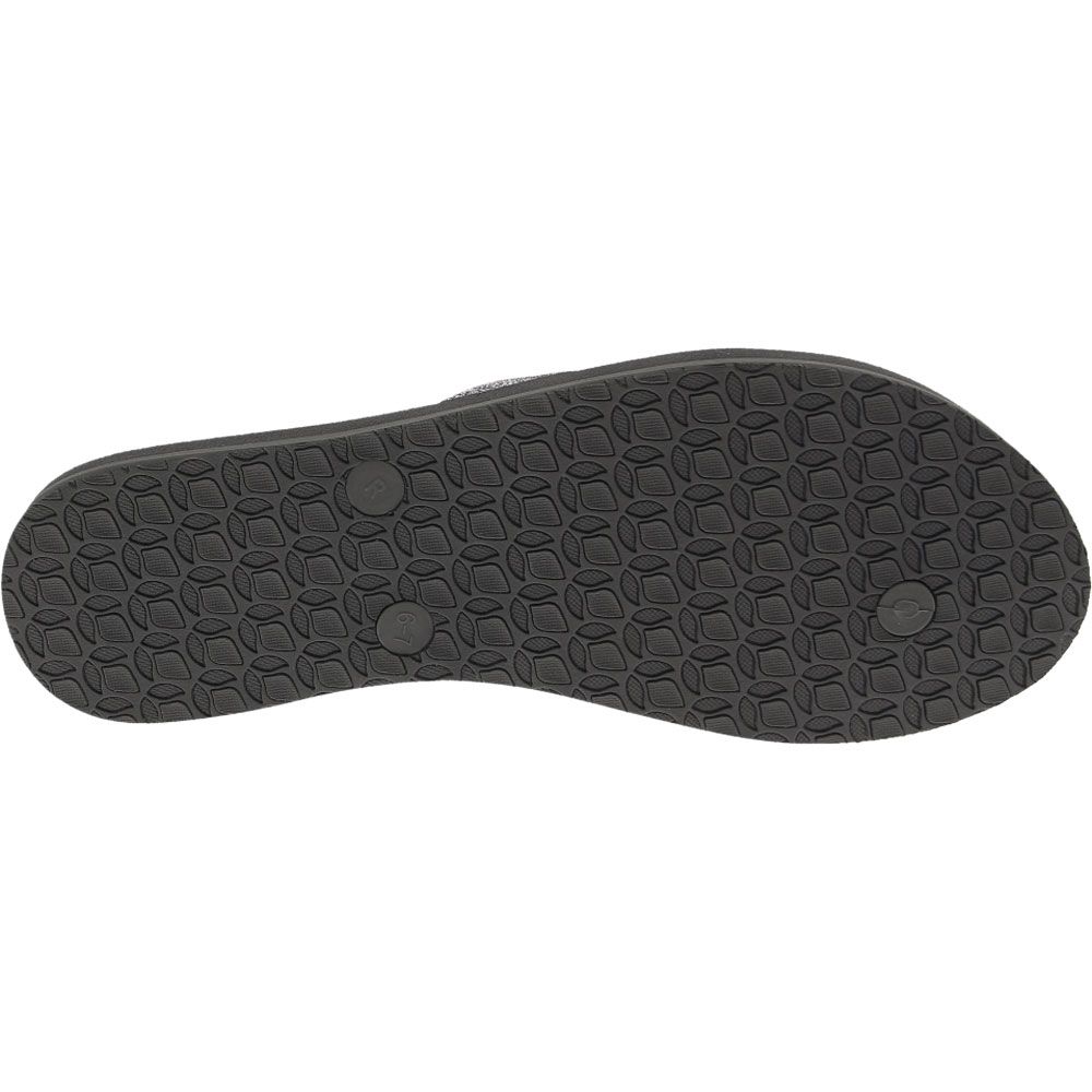 Reef Stargazer Flip Flop Sandals - Womens Dark Grey Sole View