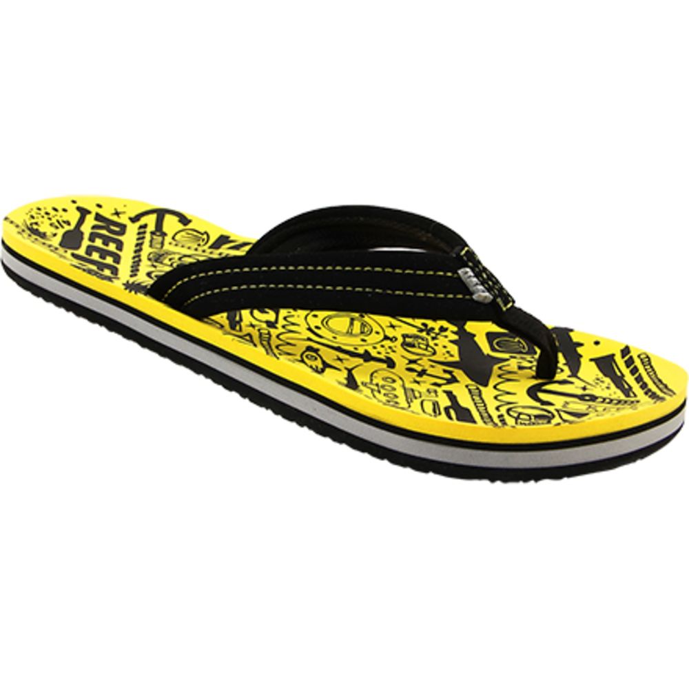 Reef Ahi Flip Flop Sandals - Boys | Girls Yellow