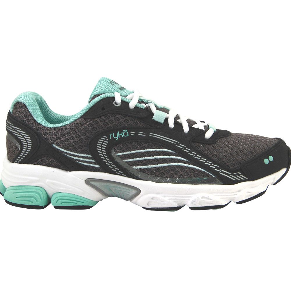 Ryka Ultimate Running Shoes - Womens Grey Black Mint