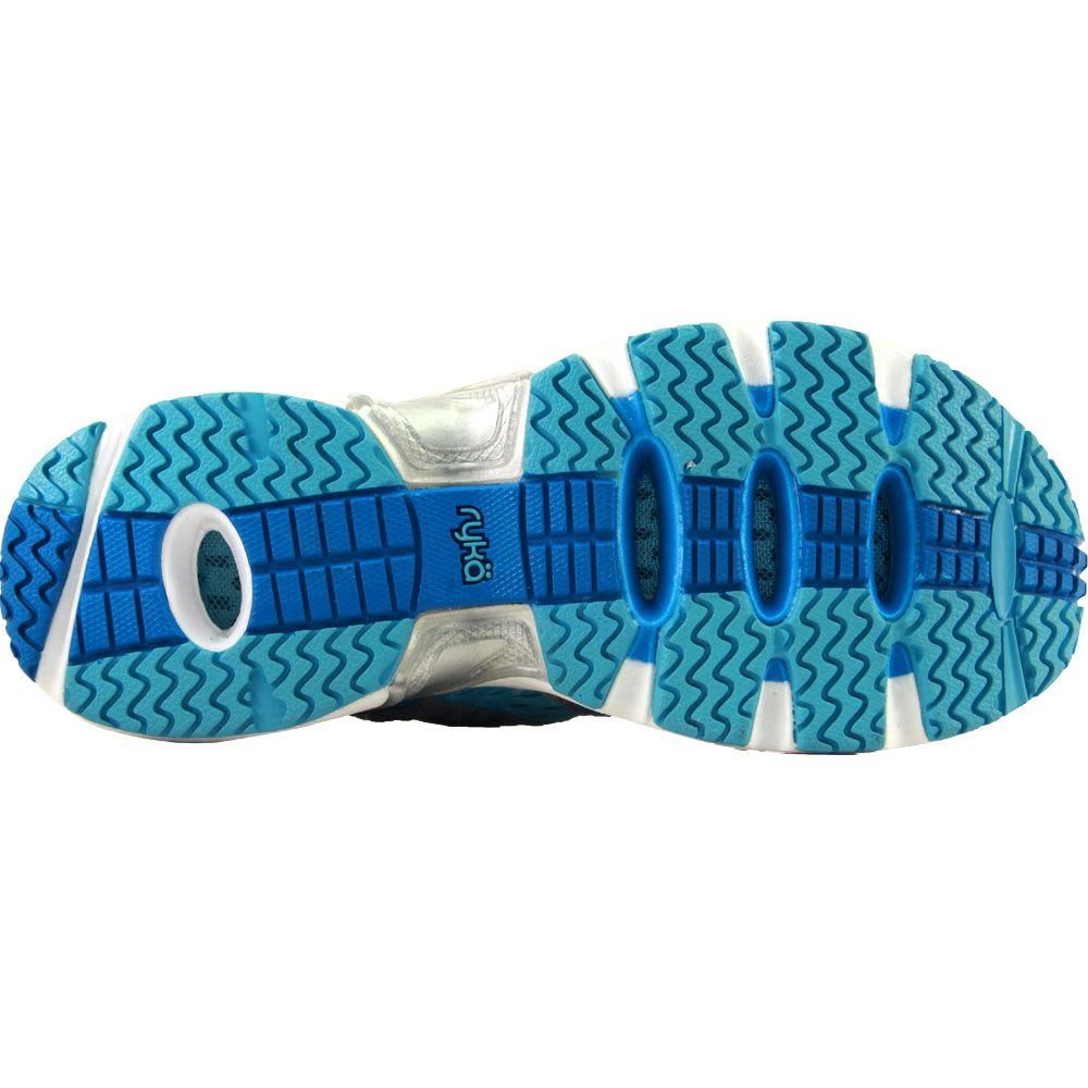 Ryka Hydro Sport Water Sandals - Womens Blue Sole View