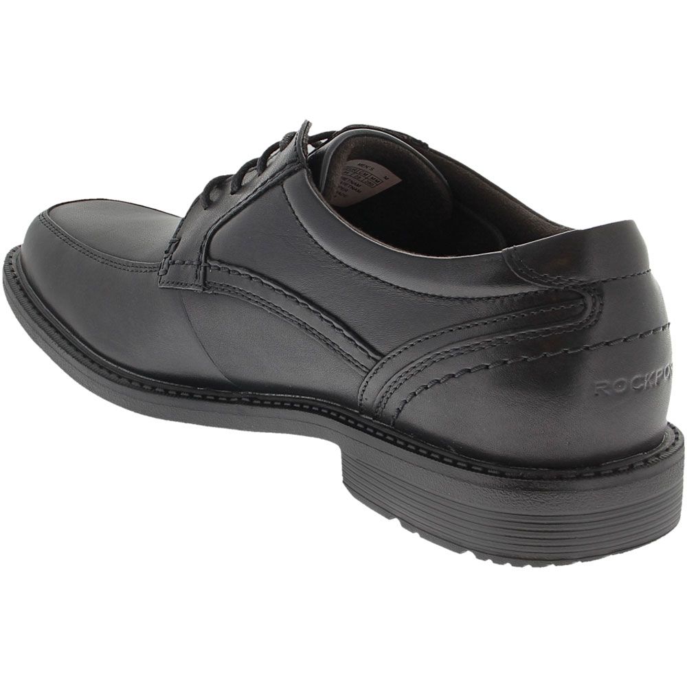 Rockport Apron Toe Oxford Dress Shoes - Mens Black Back View