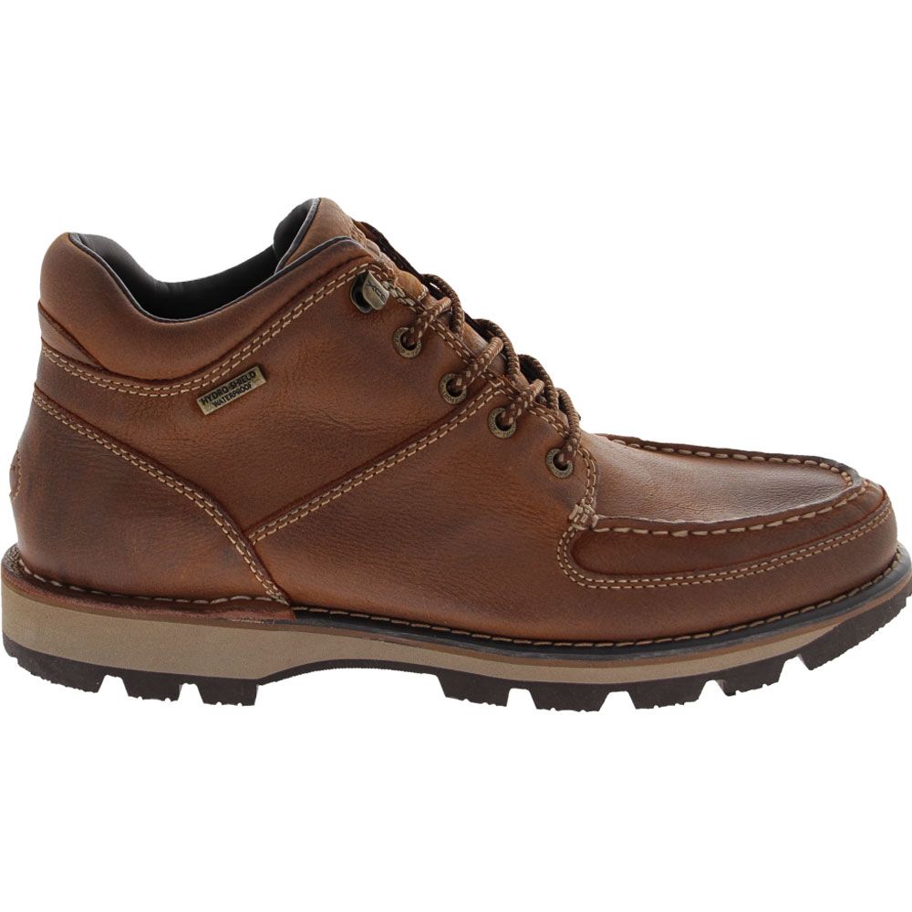 Rockport Umbwe 2 Casual Boots - Mens Boston Tan Leather Side View