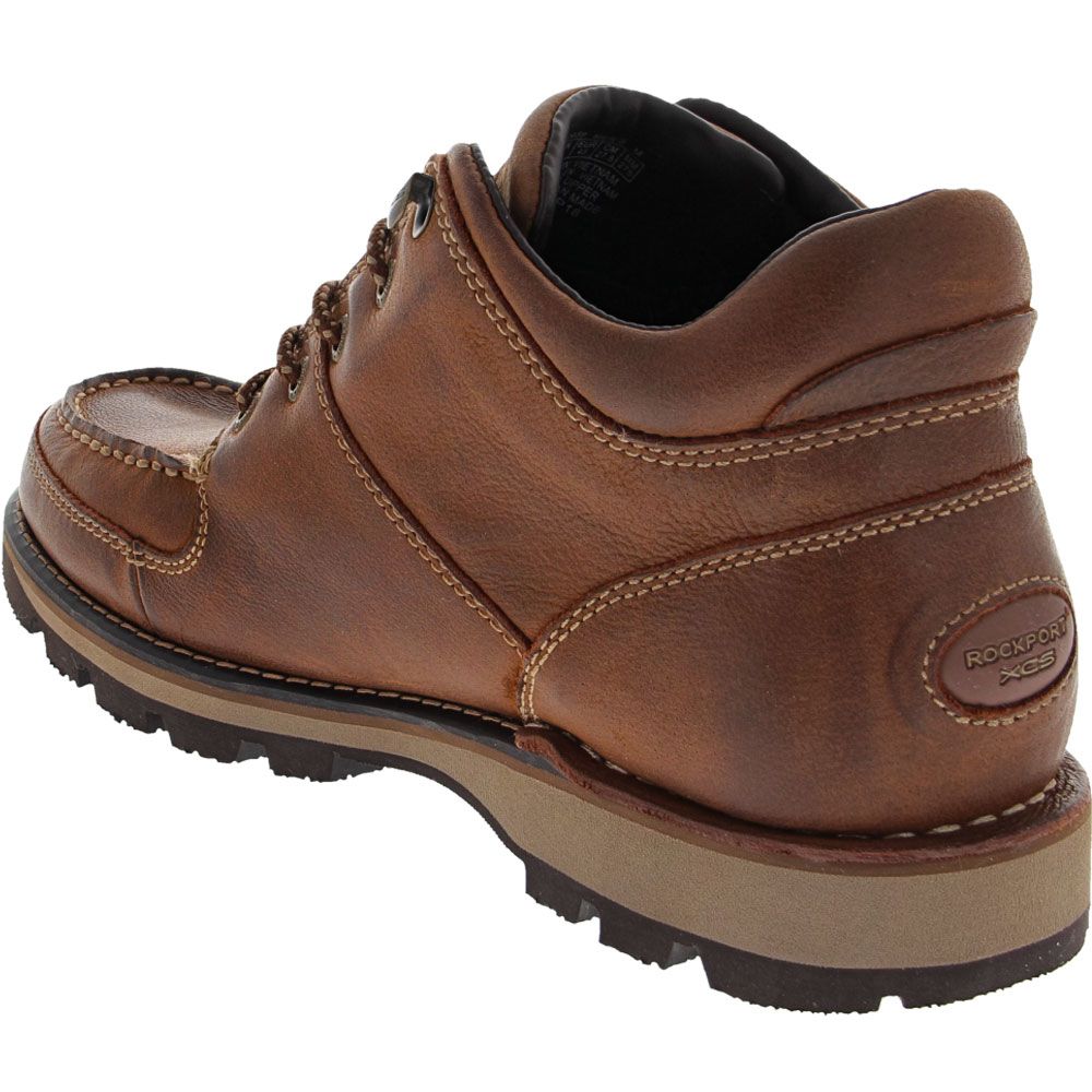 Rockport Umbwe 2 Casual Boots - Mens Boston Tan Leather Back View