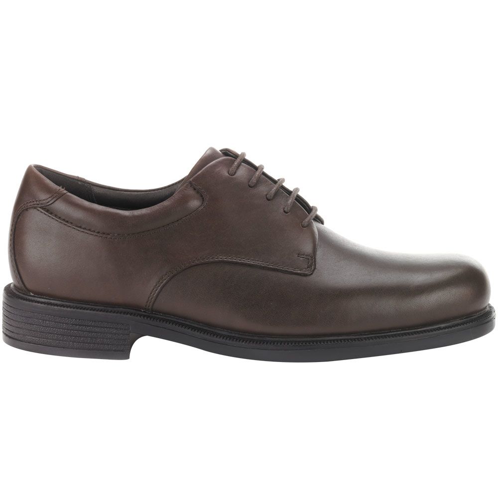 Rockport Margin Oxford Dress Shoes - Mens Chocolate Side View