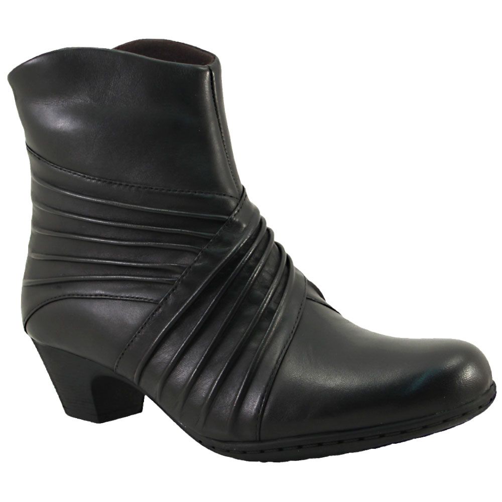 Rockport Brynn Rouched Ankle Boots - Womens Black