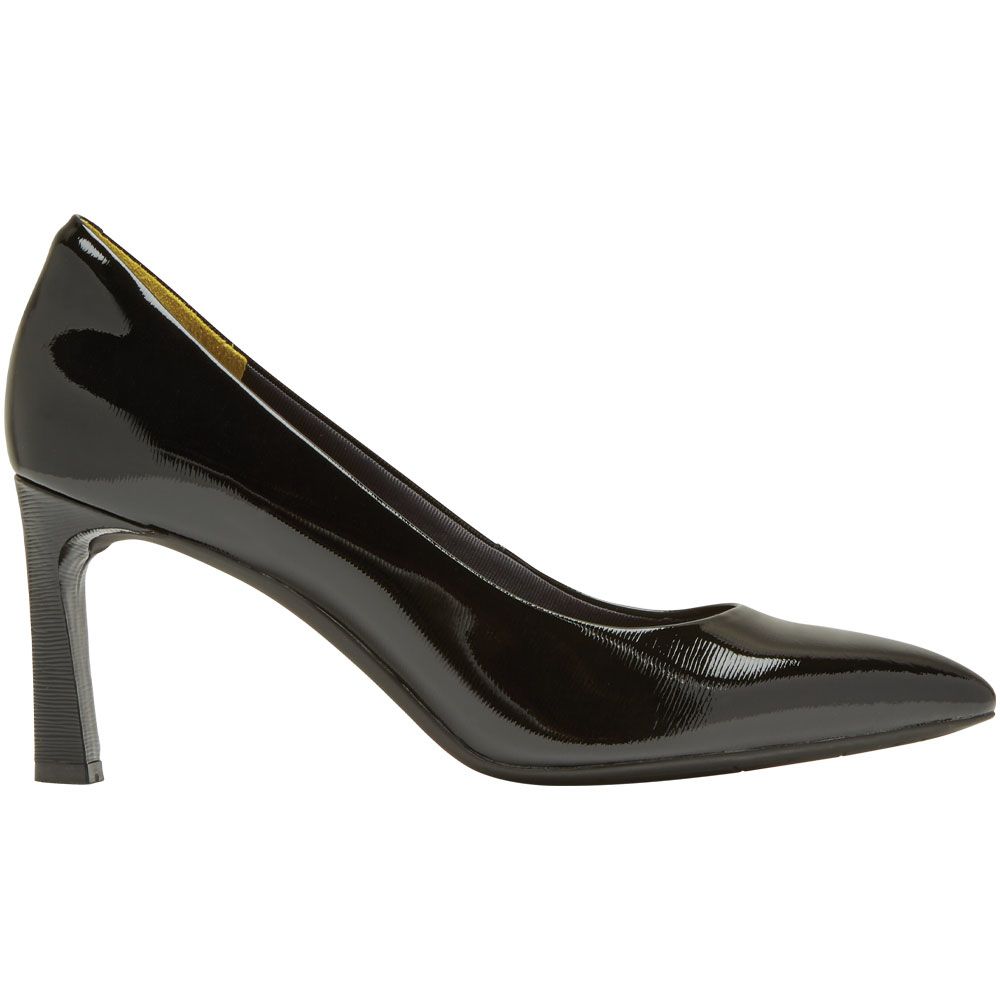 Rockport Tm Sheehan Heel Dress Shoes - Womens Black Side View