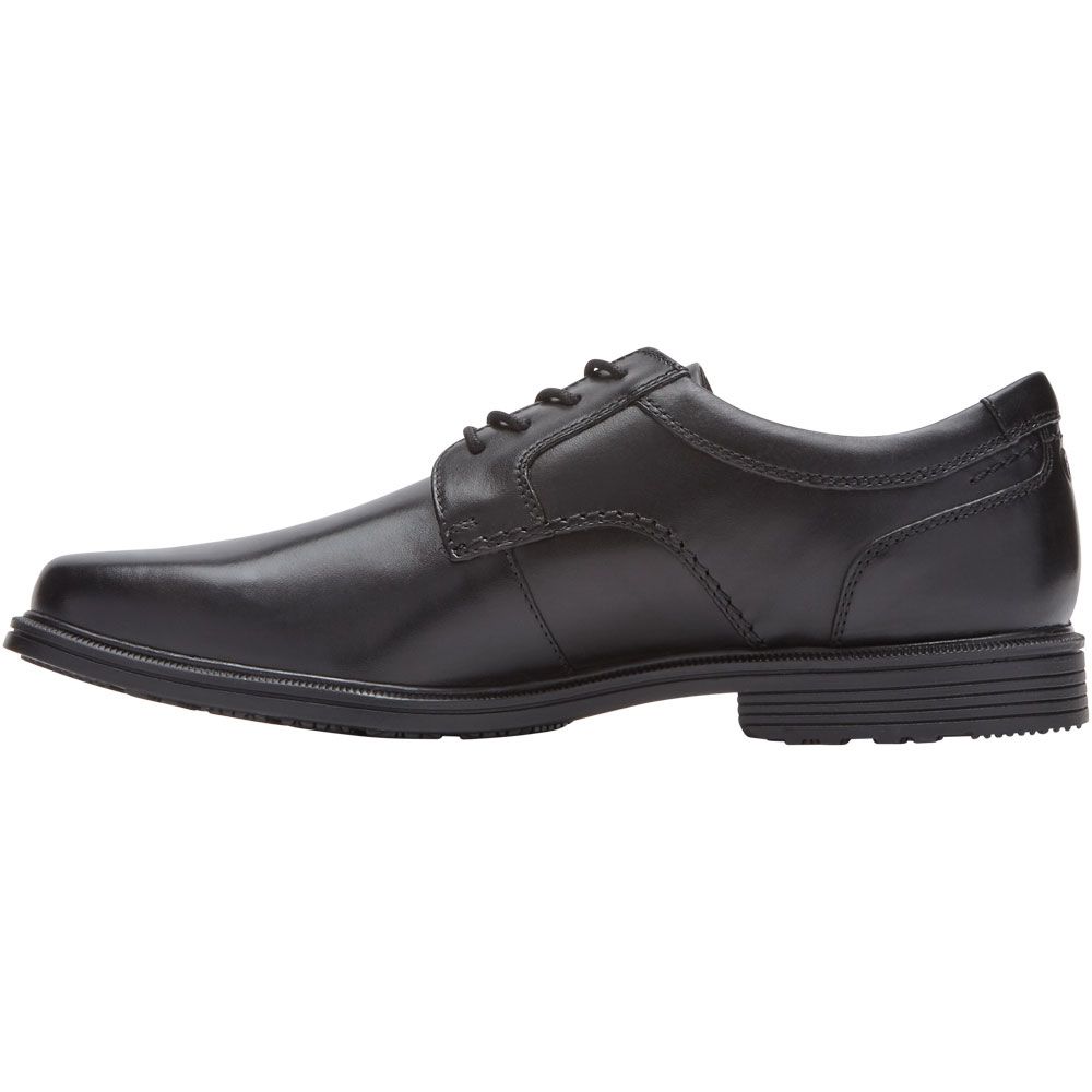 Rockport Taylor Plain Toe Oxford Dress Shoes - Mens Black Back View