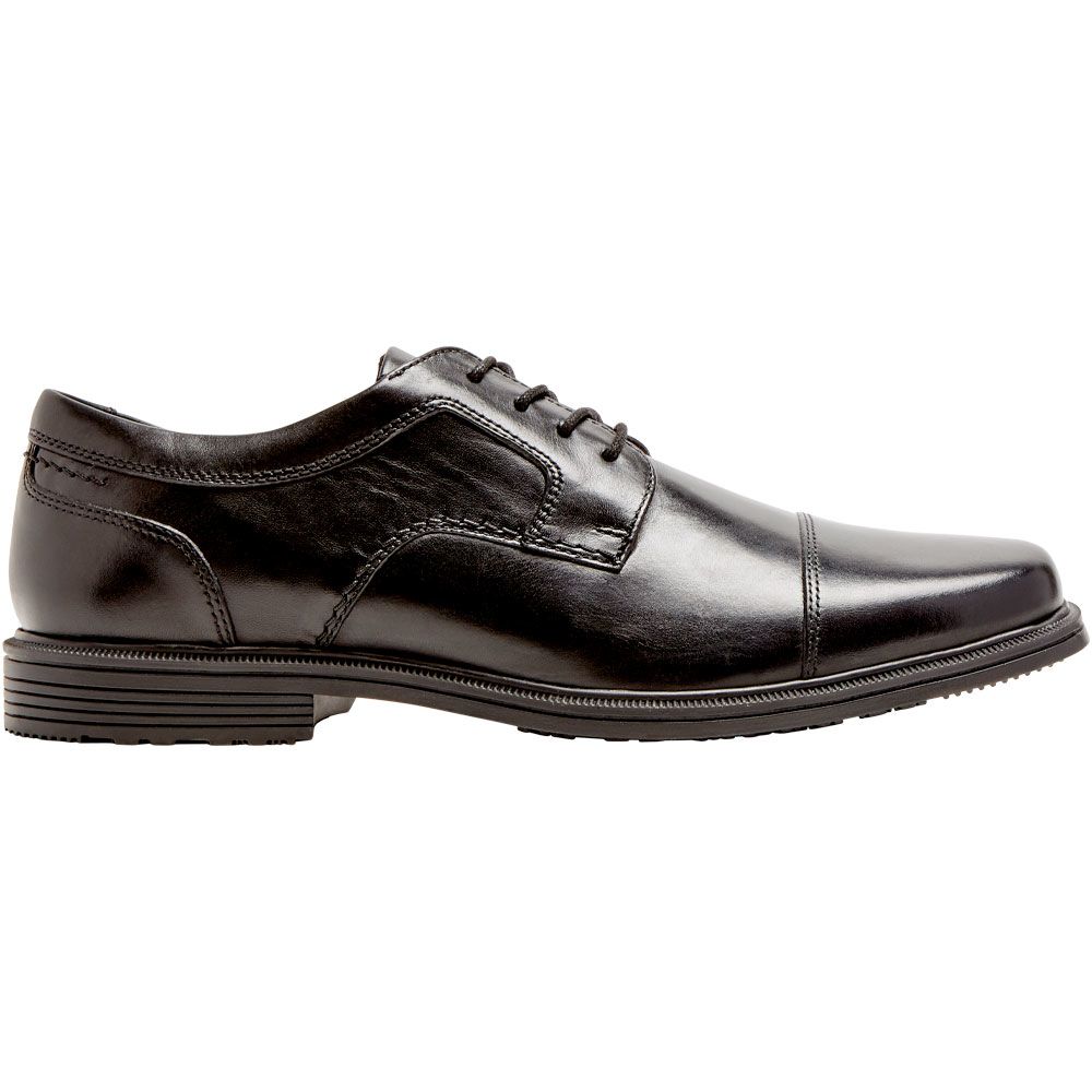 Rockport Taylor Cap Toe Oxford Dress Shoes - Mens Black Side View