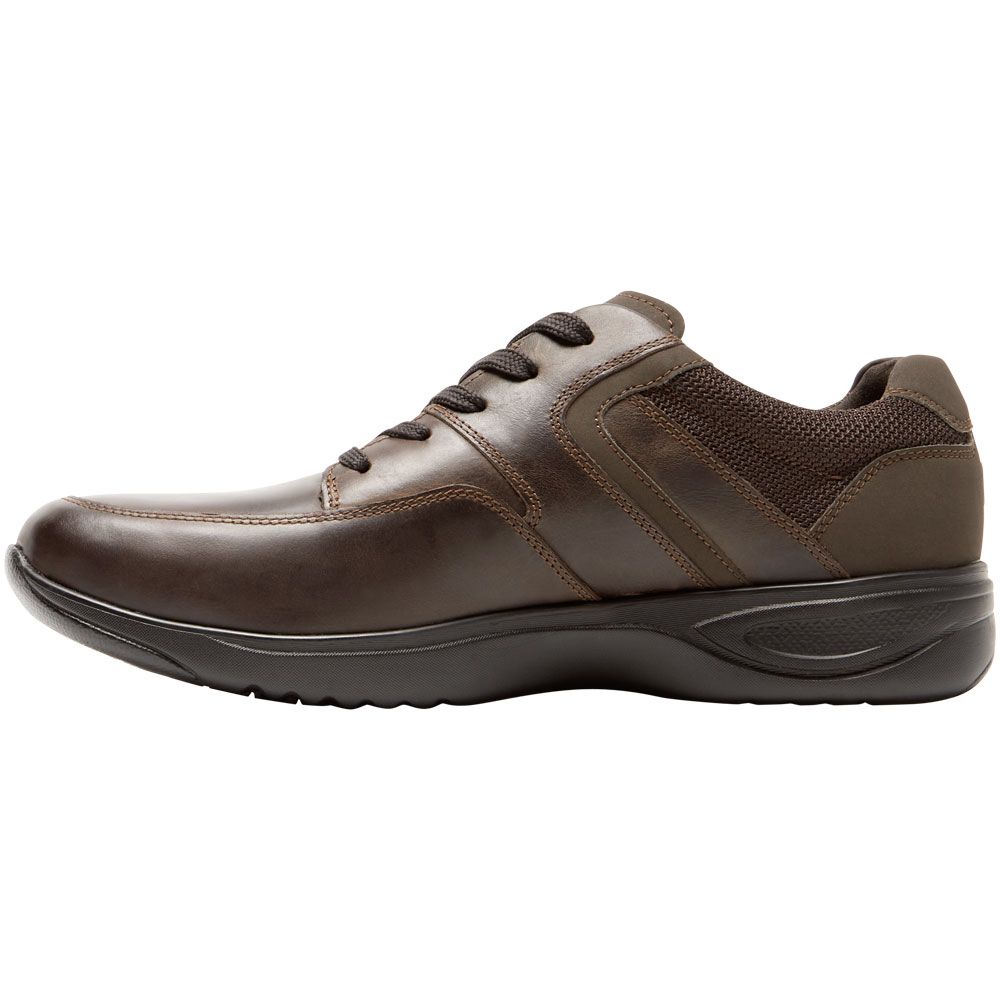 Rockport Metro Path Casual Walking Shoes - Mens Java Leather Back View