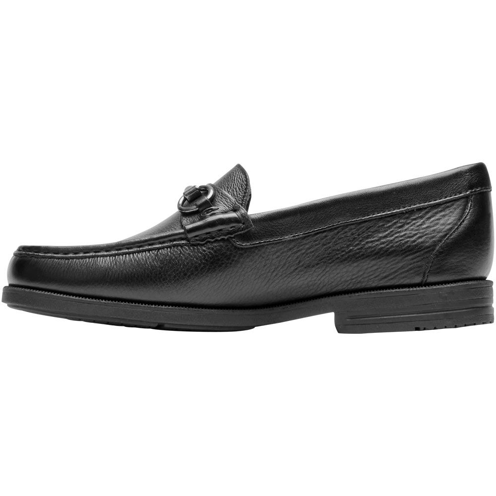 Rockport Preston Bit Loafer Shoes - Mens Black Back View