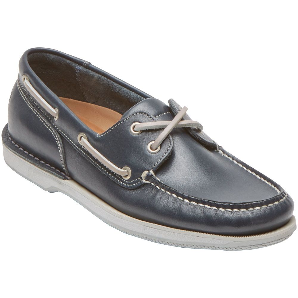 Rockport Ports Of Call Perth Casual Shoes - Mens Navy Leather