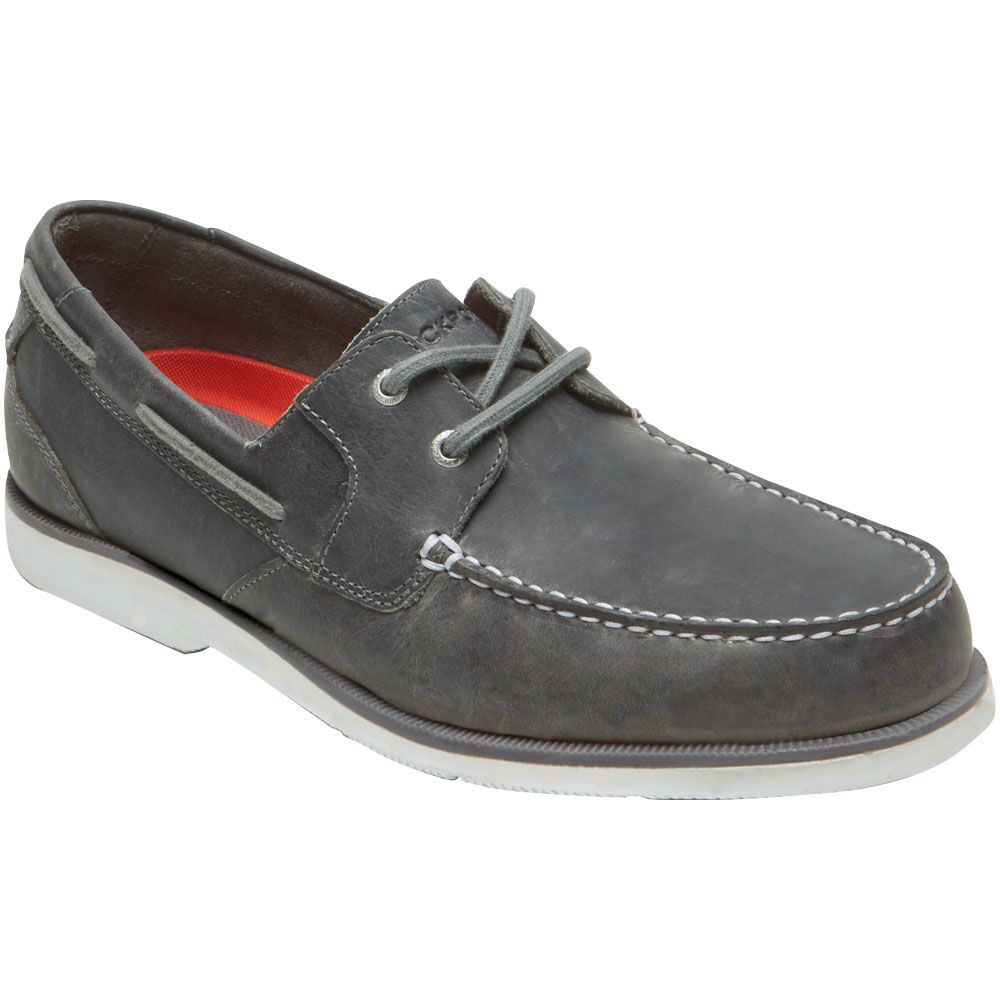 Rockport Southport Mens Boat Shoes Steel Grey