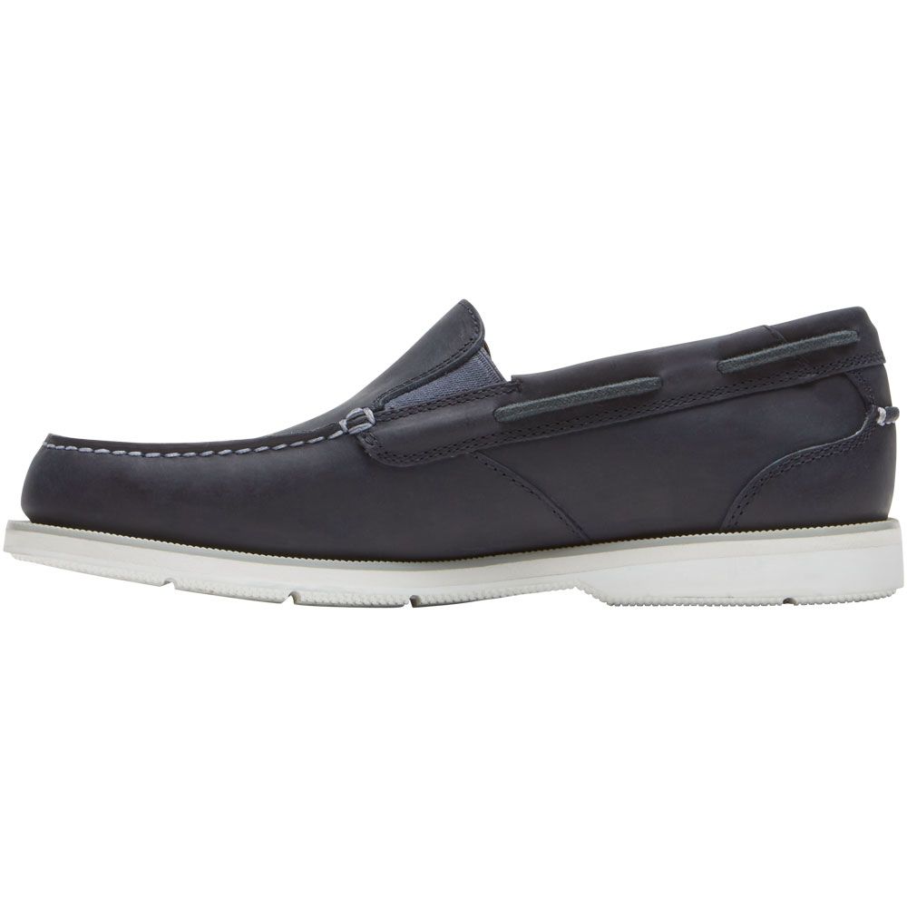 Rockport Southport Loafer Slip On Casual Shoes - Mens New Dress Blues Back View