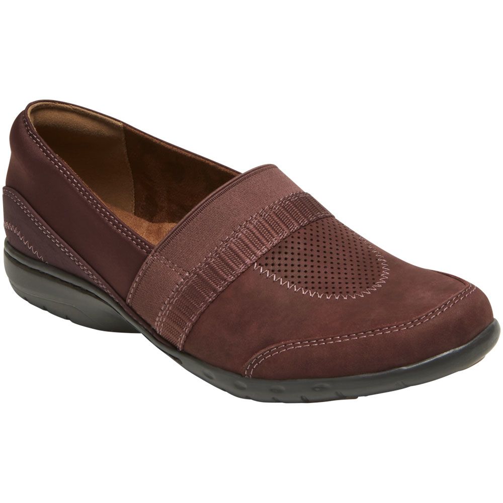 Rockport Cobb Hill Penfield Aline Slip On Womens Casual Shoes Redwood