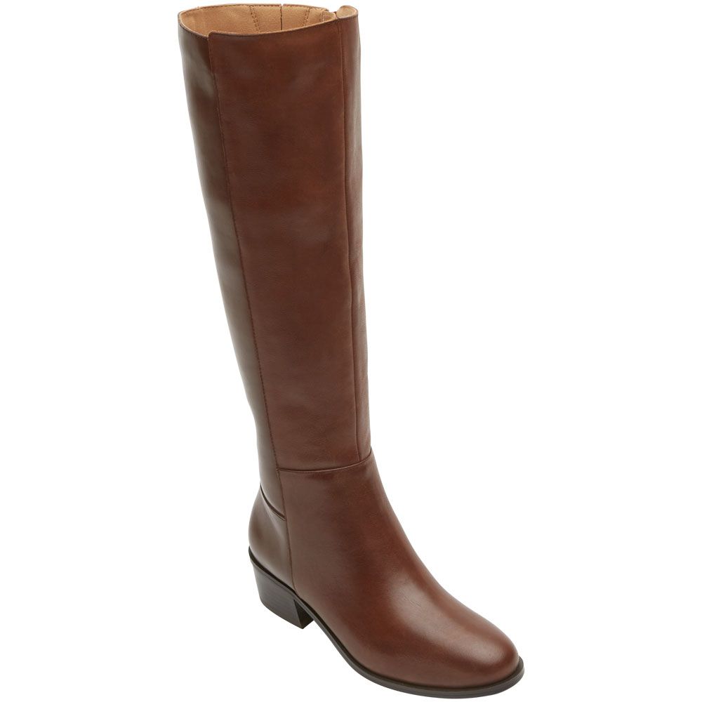 Rockport Evalyn Tall Boot Casual Boots - Womens Saddle Brown
