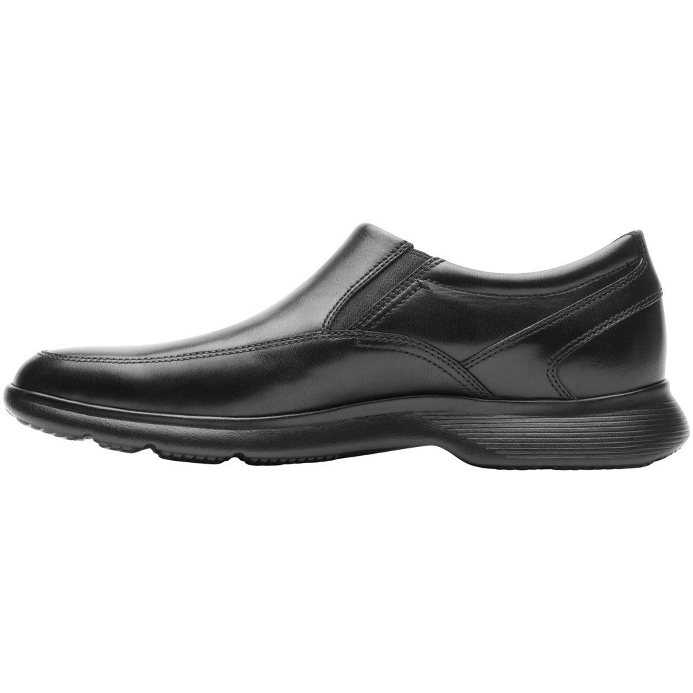 Rockport Trueflex Slipon Dress Shoes - Mens Black Back View
