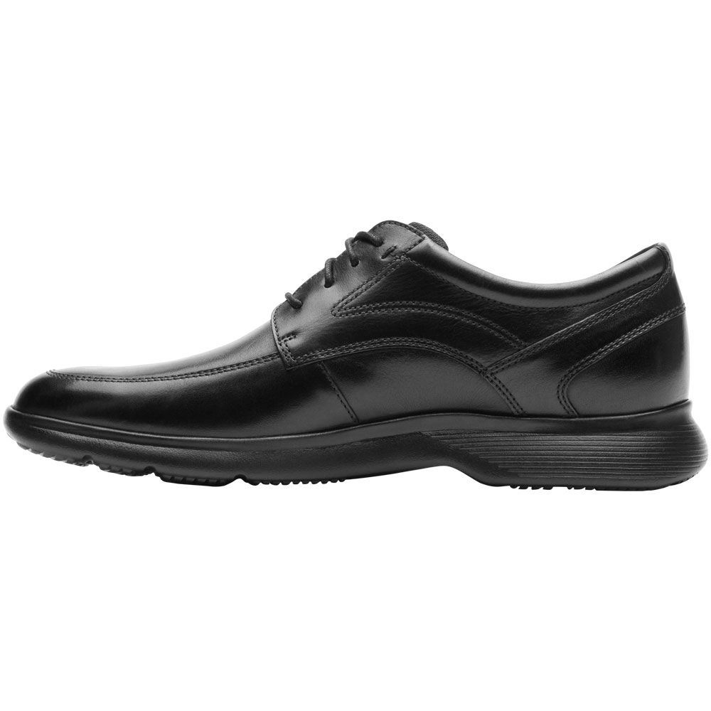 Rockport Trueflex Apron Toe Dress Shoes - Mens Black Back View