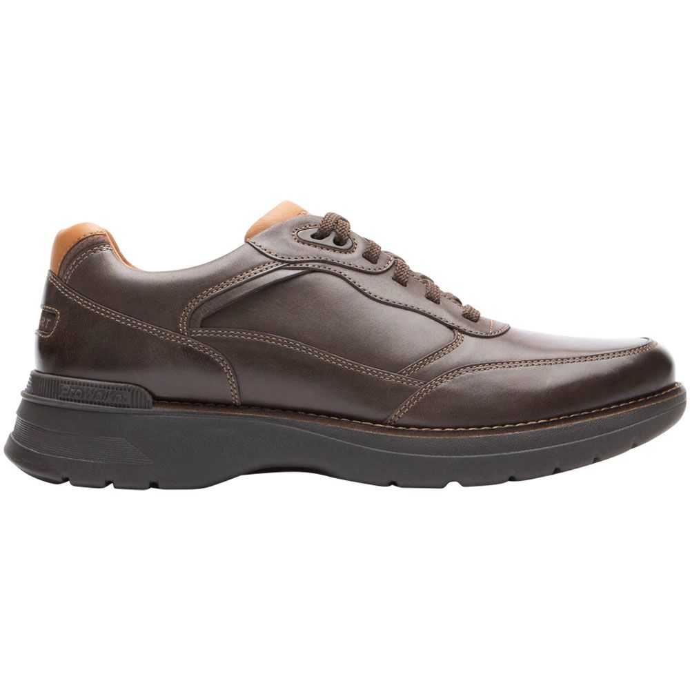 Rockport Prowalker Next Sneaker Lace Up Casual Shoes - Mens Java Side View
