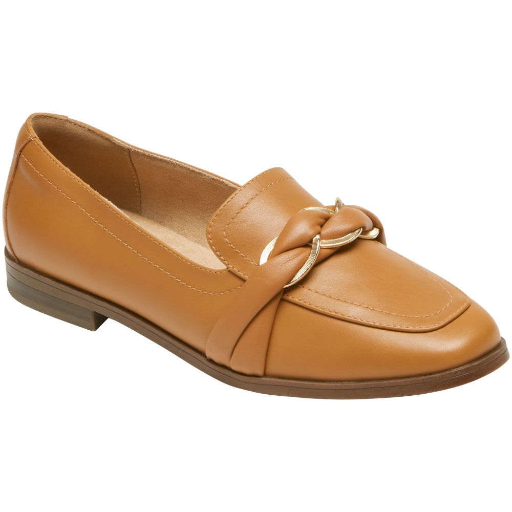 Rockport Susana Woven Chain Slip on Casual Shoes - Womens Honey