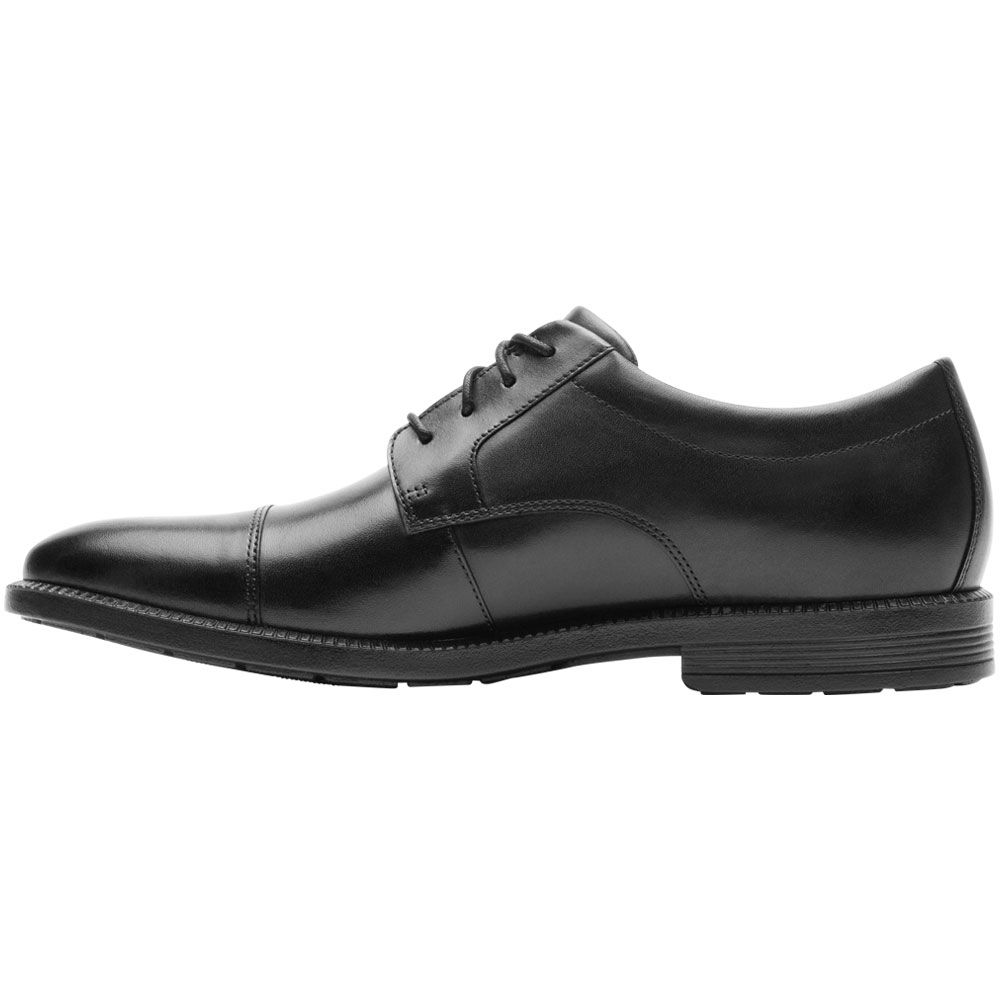 Rockport Dressports Cap Toe Oxford Dress Shoes - Mens Black Back View