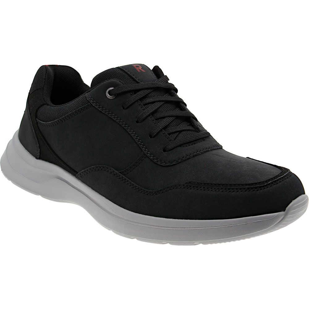 Rockport Patterson Ubal Lace Up Casual Shoes - Mens Black