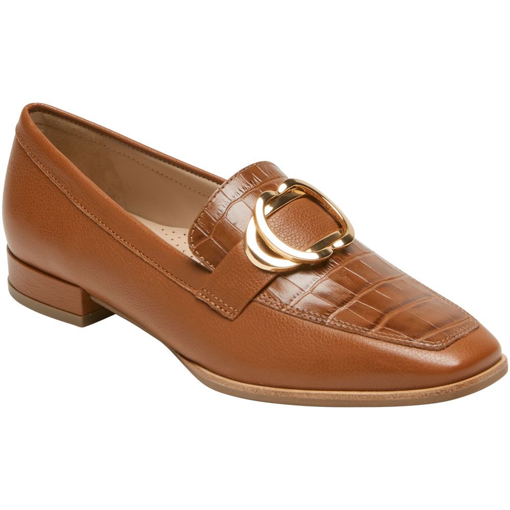 Rockport Santana Ring Loafer Slip on Casual Shoes - Womens Tan
