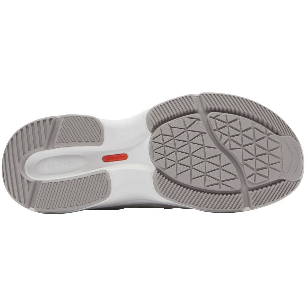 Rockport Prowalker Eco Velcro Walking Shoes - Womens White Sole View