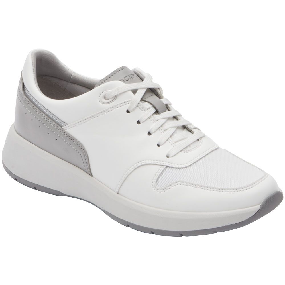 Rockport Trustride II ProWalker Laceup Walking Shoes - Womens White Eco