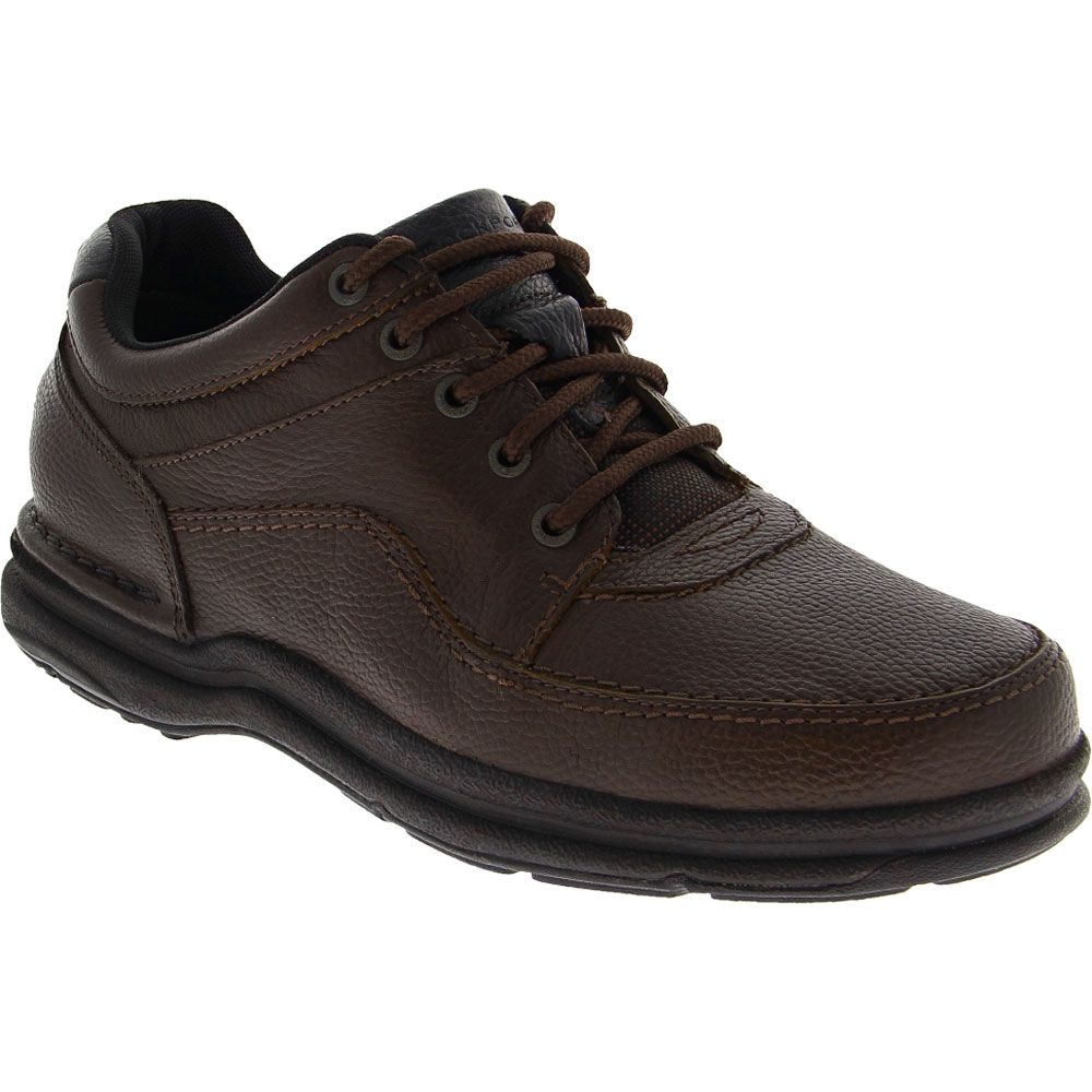 Rockport World Tour Classic Casual Shoes - Mens Brown Tumble
