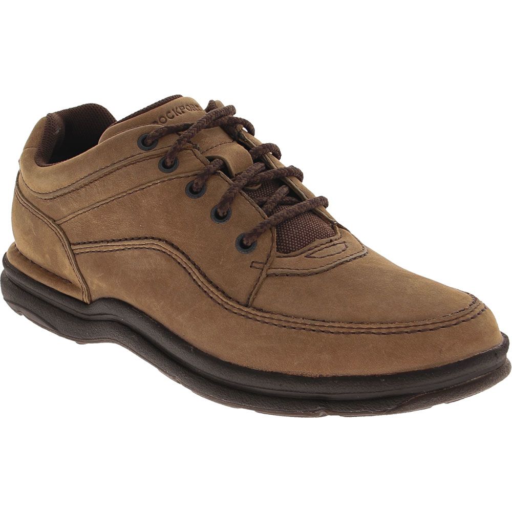 Rockport World Tour Classic Casual Shoes - Mens Chocolate Nubuck