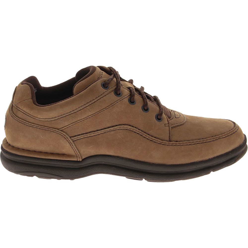 Rockport World Tour Classic Casual Shoes - Mens Chocolate Nubuck