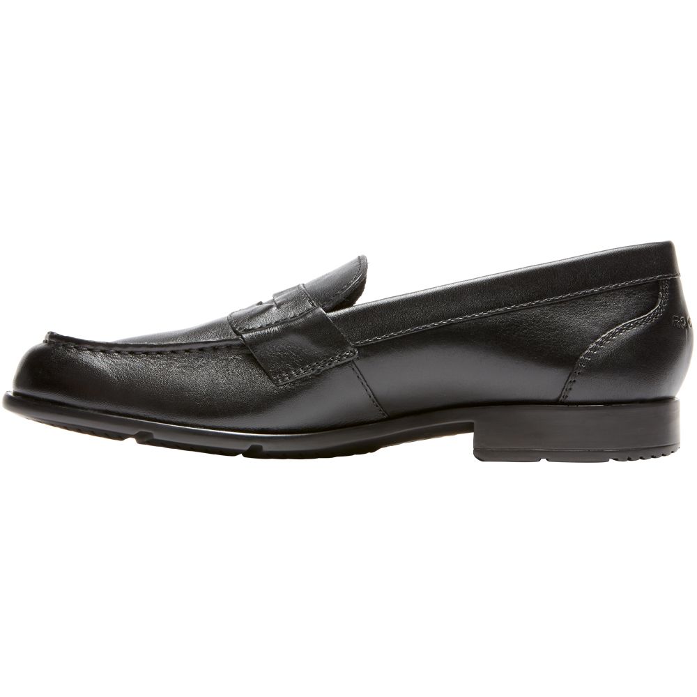 Rockport Classic Penny Loafer Penny Loafer Shoes - Mens Black Black Back View
