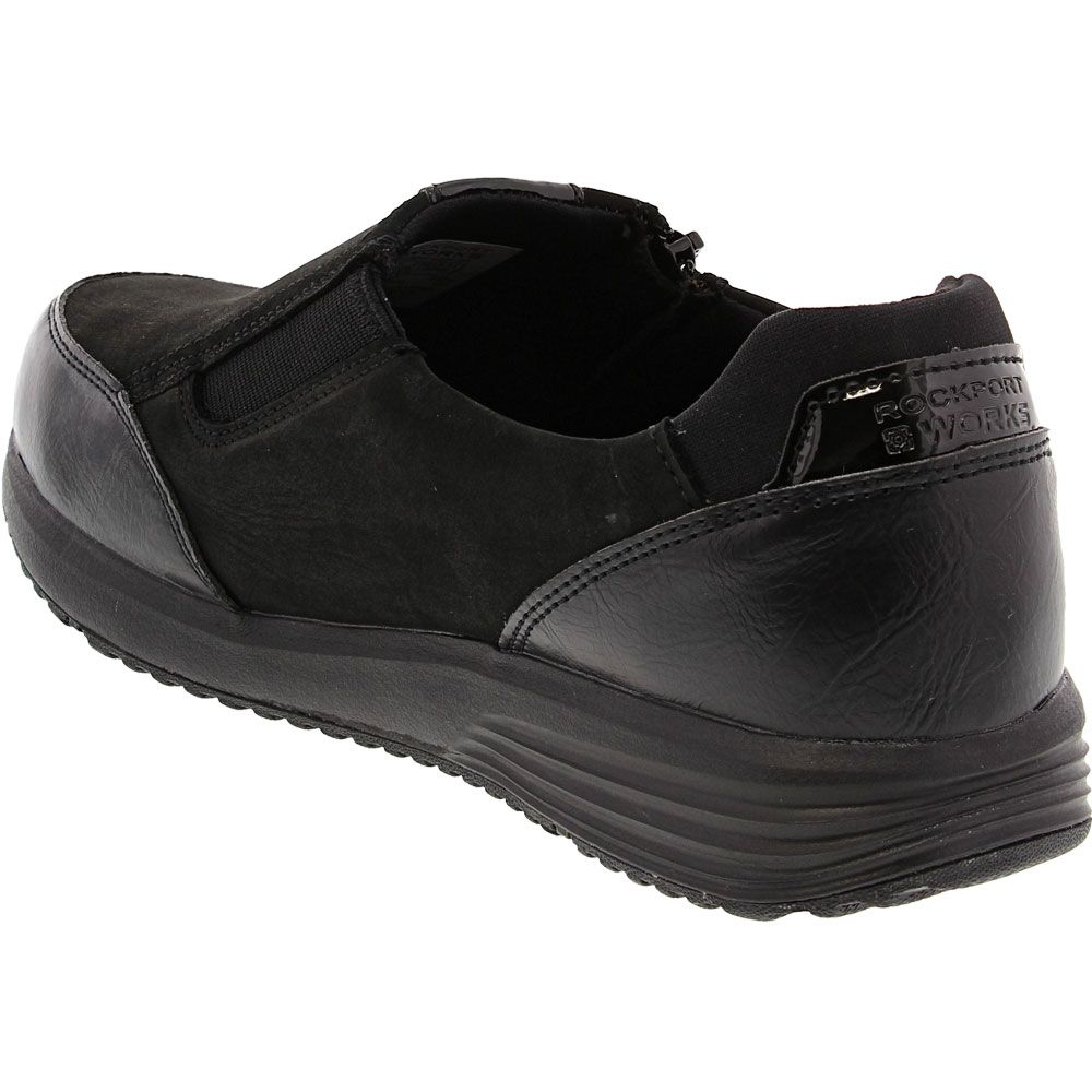 Rockport Works Rk500 Trustride Safety Toe Work Shoes - Womens Black Back View