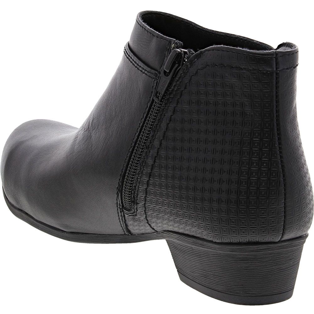 Rockport Works Carly Work Safety Toe - Womens Black Back View