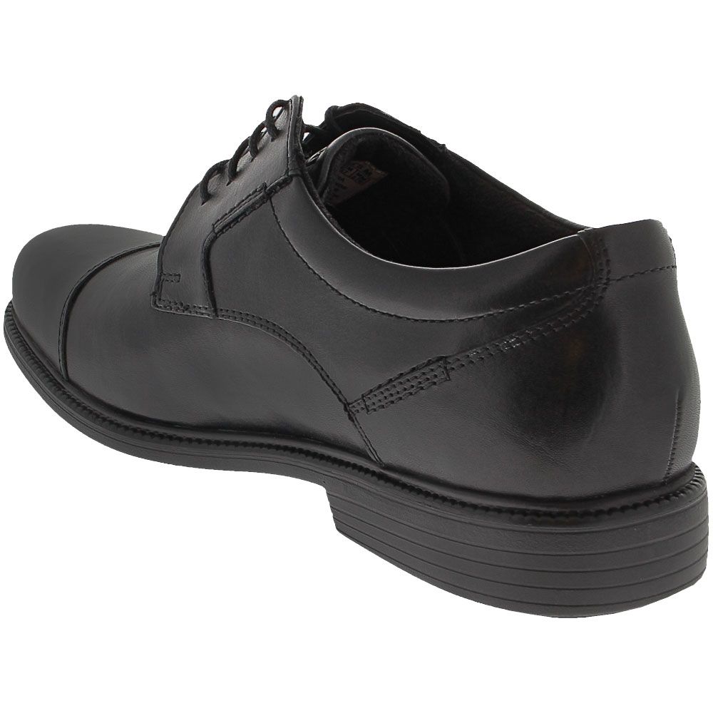 Rockport Charlesroad Cap Toe Oxford Dress Shoes - Mens Black Back View