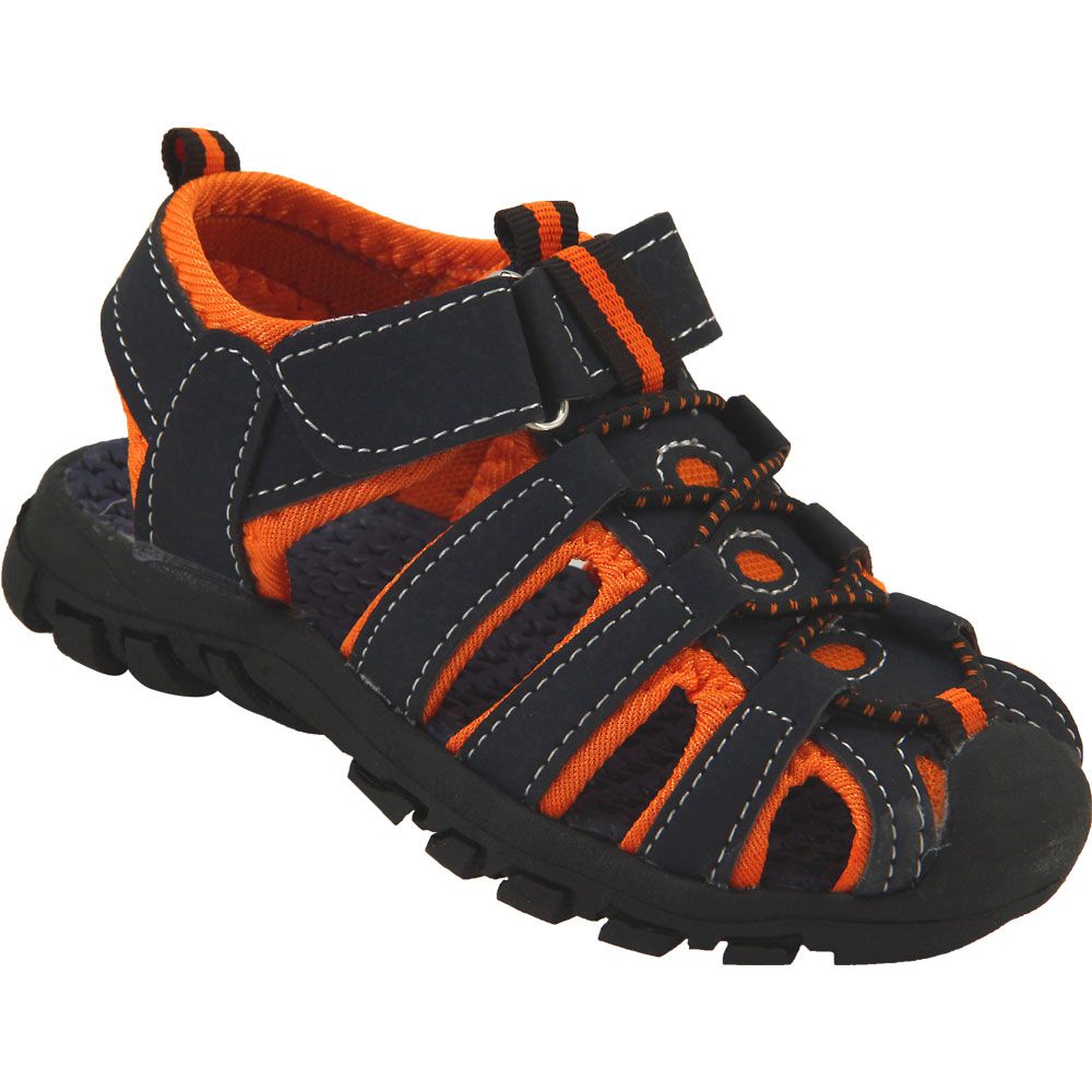 Rugged Bear Infant Sandal Sandals - Baby Toddler Navy Orange