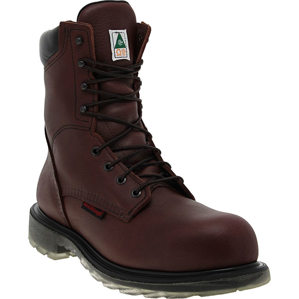 Red Wing 3508 Safety Toe Work Boots - Mens Brown